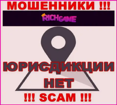 RichGame Win крадут депозиты и остаются без наказания - они спрятали сведения о юрисдикции