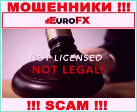 Сведений о лицензии Euro FX Trade у них на официальном сайте нет - это ОБМАН !!!