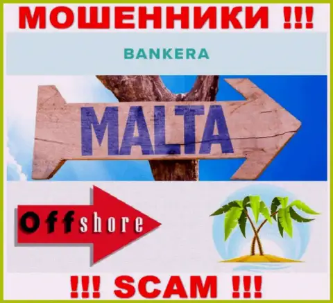 С организацией Банкера Ком опасно взаимодействовать, место регистрации на территории Malta