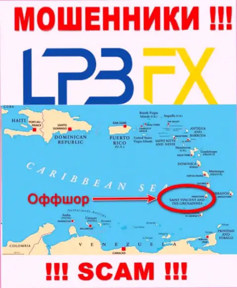 ЛПБ ФХ свободно грабят, т.к. находятся на территории - Saint Vincent and the Grenadines