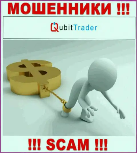 СЛИШКОМ РИСКОВАННО связываться с дилером Qubit Trader, указанные мошенники все время воруют вложенные денежные средства людей