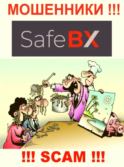 Пользуясь наивностью людей, SafeBX втягивают наивных людей к себе в лохотрон