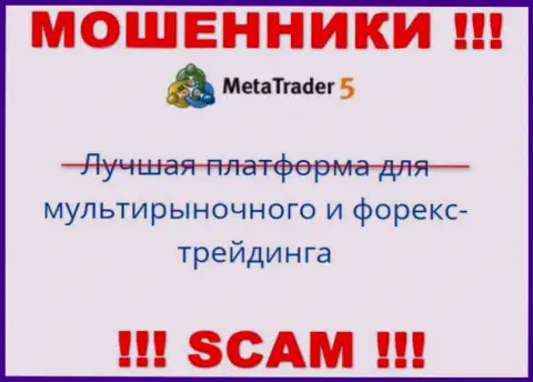 Деятельность internet-аферистов Meta Trader 5: Торговая платформа - это ловушка для неопытных клиентов