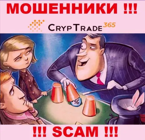 CrypTrade365 Com - это ЛОХОТРОН !!! Заманивают жертв, а после этого забирают все их денежные средства