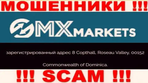 GMXMarkets Com - это РАЗВОДИЛЫGMXMarketsПрячутся в оффшоре по адресу - 8 Copthall, Roseau Valley, 00152 Commonwealth of Dominica