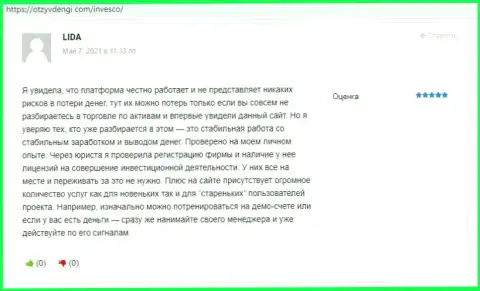 Ресурс otzyvdengi com представил объективные отзывы игроков о форекс брокере ИНВФХ