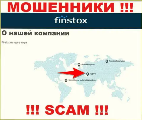 Finstox это internet-разводилы, их место регистрации на территории Кипр