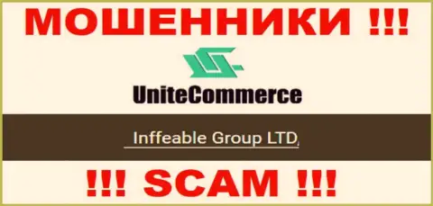 Руководителями UniteCommerce World оказалась компания - Inffeable Group LTD