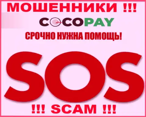 Можно попробовать вернуть денежные вложения из организации Coco Pay, обращайтесь, расскажем, как действовать