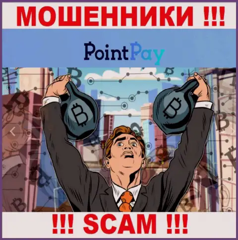 Выманивание неких налоговых сборов на доход в конторе PointPay - очередной грабеж