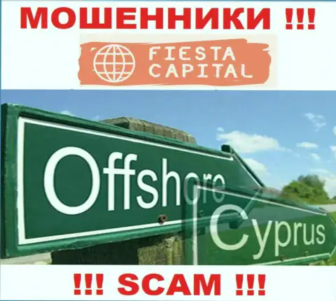 Оффшорные интернет мошенники FiestaCapital прячутся здесь - Кипр