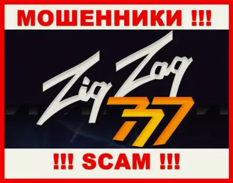 Логотип МОШЕННИКА ZigZag 777