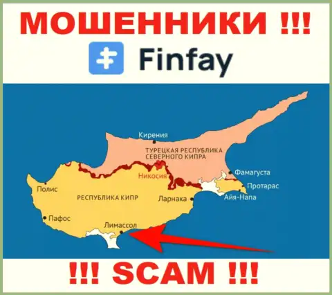 Пустив корни в оффшоре, на территории Cyprus, FinFay Com безнаказанно кидают клиентов