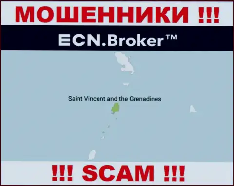 Находясь в оффшорной зоне, на территории Сент-Винсент и Гренадины, ECN Broker не неся ответственности лишают средств лохов