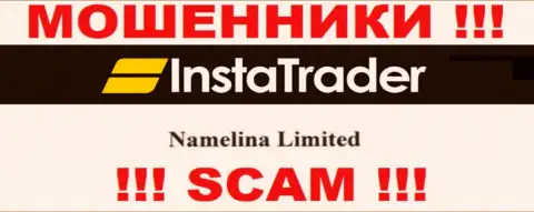 Юр лицо компании ИнстаТрейдер Нет - это Namelina Limited, инфа позаимствована с официального сайта