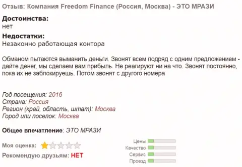 FFInBank Ru докучают клиентам телефонными звонками - это ВОРЫ !!!