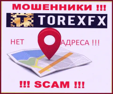 TorexFX не указали свое местоположение, на их сайте нет инфы об адресе регистрации